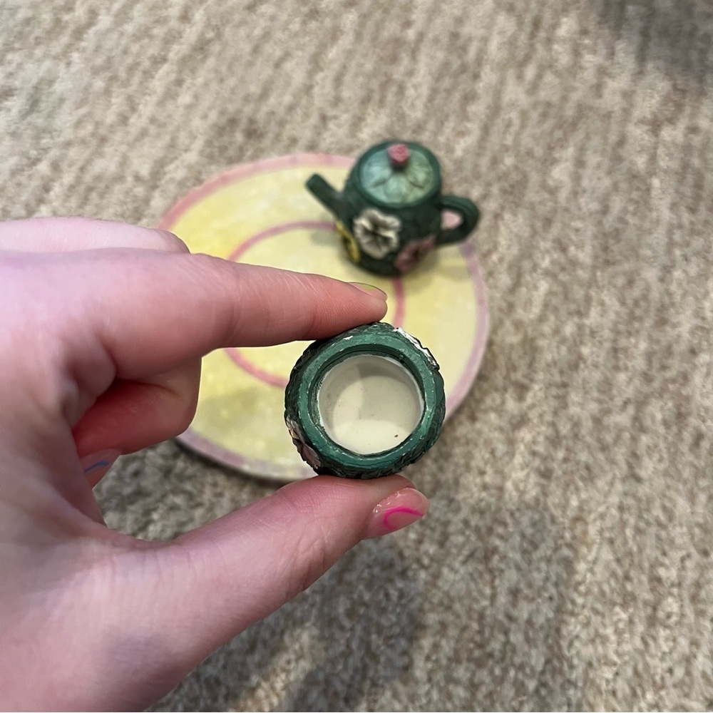 Vintage Flower Mini Tea Set - Picture 9 of 15
